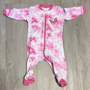 Pink Butterfly Kids One Piece